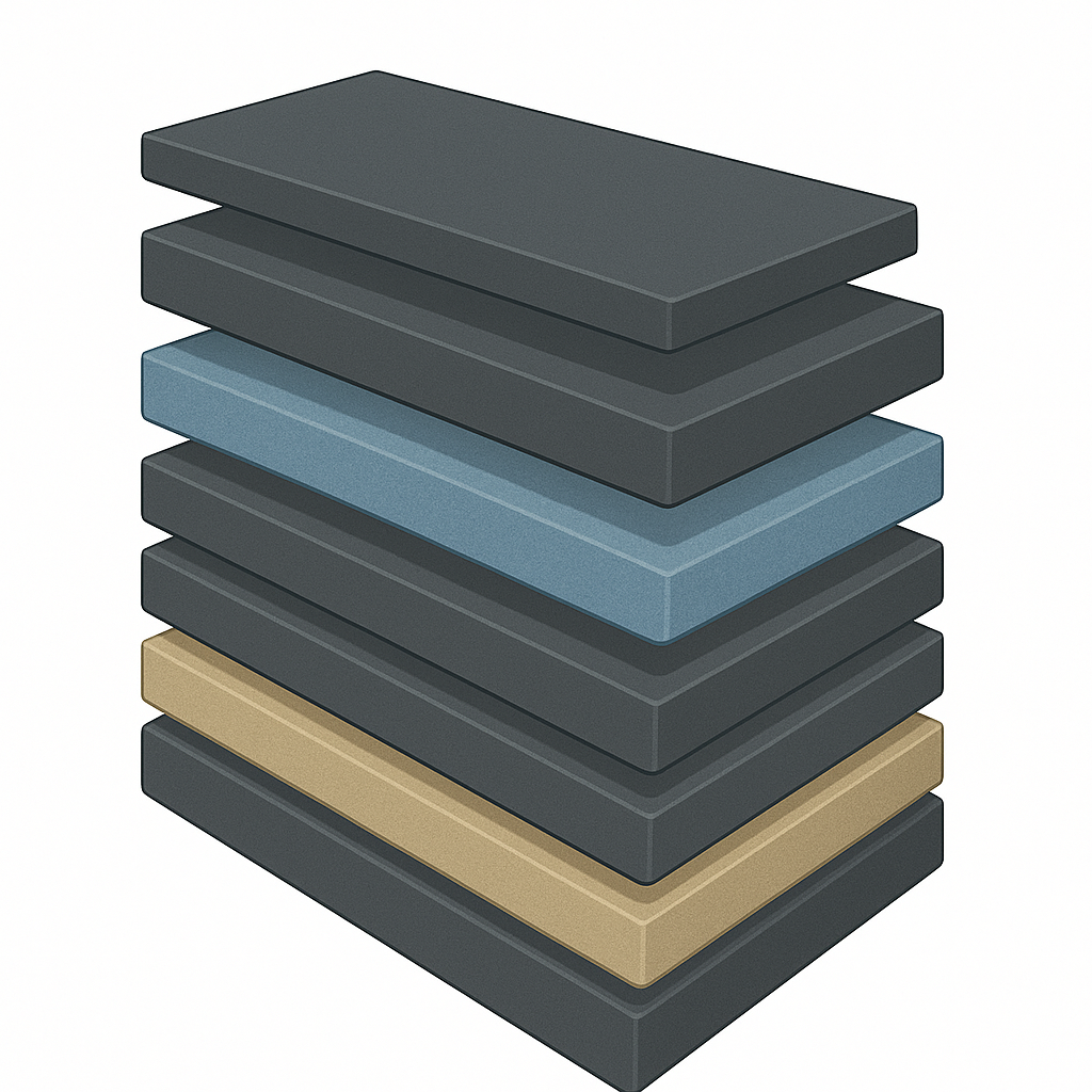 Illustration of Flow State Pools proprietary 8-layer rust-proofing system